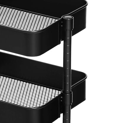3-Tier Metal Rolling Cart - image 6