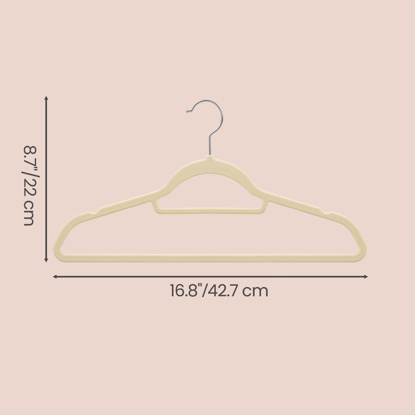 Velvet Hangers, Set of 50 Clothes Hanger with Rose Gold Swivel Hook, Non-Slip - image 28