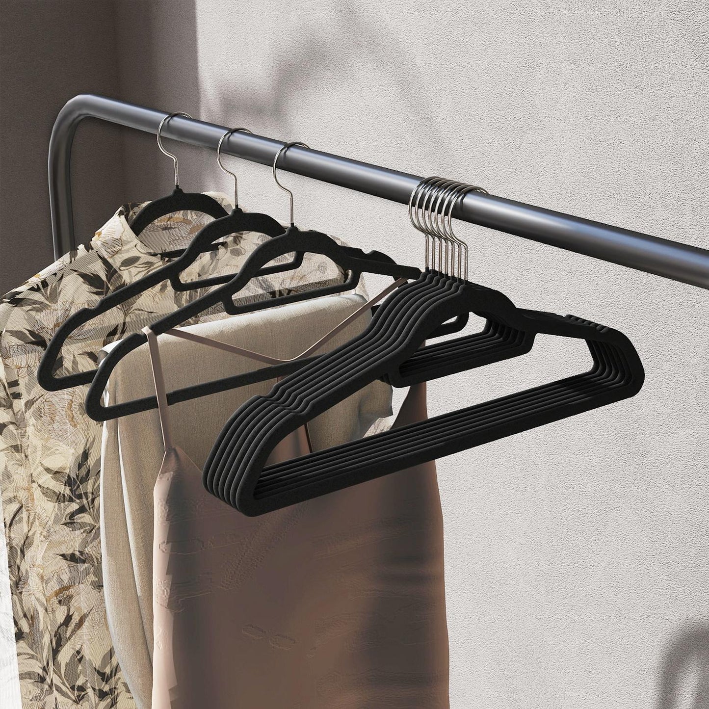 Velvet Hangers, Set of 50 Clothes Hanger with Rose Gold Swivel Hook, Non-Slip - image 14