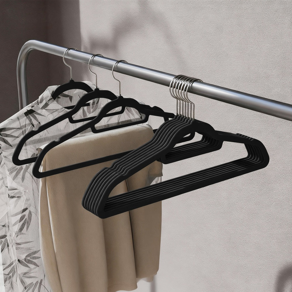 Velvet Hangers, Set of 50 Clothes Hanger with Rose Gold Swivel Hook, Non-Slip - image 17