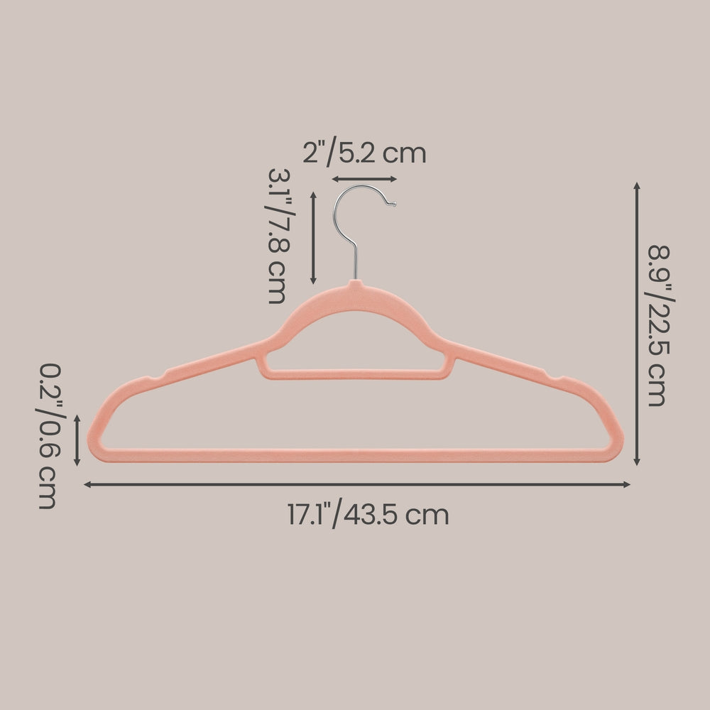 Velvet Hangers, Set of 50 Clothes Hanger with Rose Gold Swivel Hook, Non-Slip - image 35