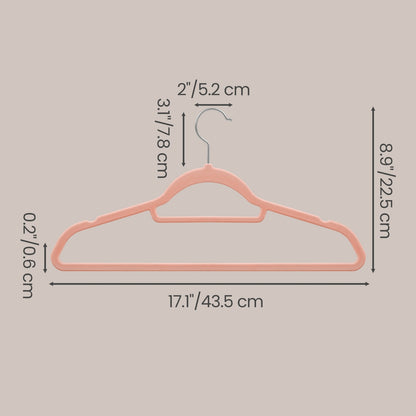 Velvet Hangers, Set of 50 Clothes Hanger with Rose Gold Swivel Hook, Non-Slip - image 35