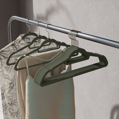 Velvet Hangers, Set of 50 Clothes Hanger with Rose Gold Swivel Hook, Non-Slip - image 6