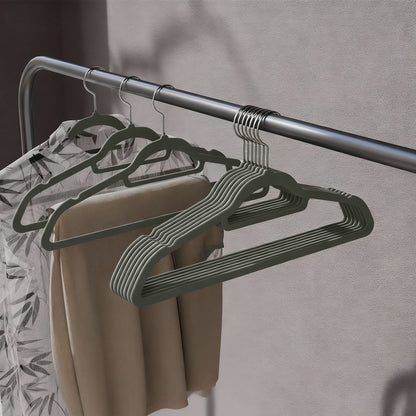 Velvet Hangers, Set of 50 Clothes Hanger with Rose Gold Swivel Hook, Non-Slip - image 10