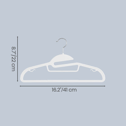 50 Pack Coat Hangers, Heavy-Duty Plastic Suit Hangers - image 3