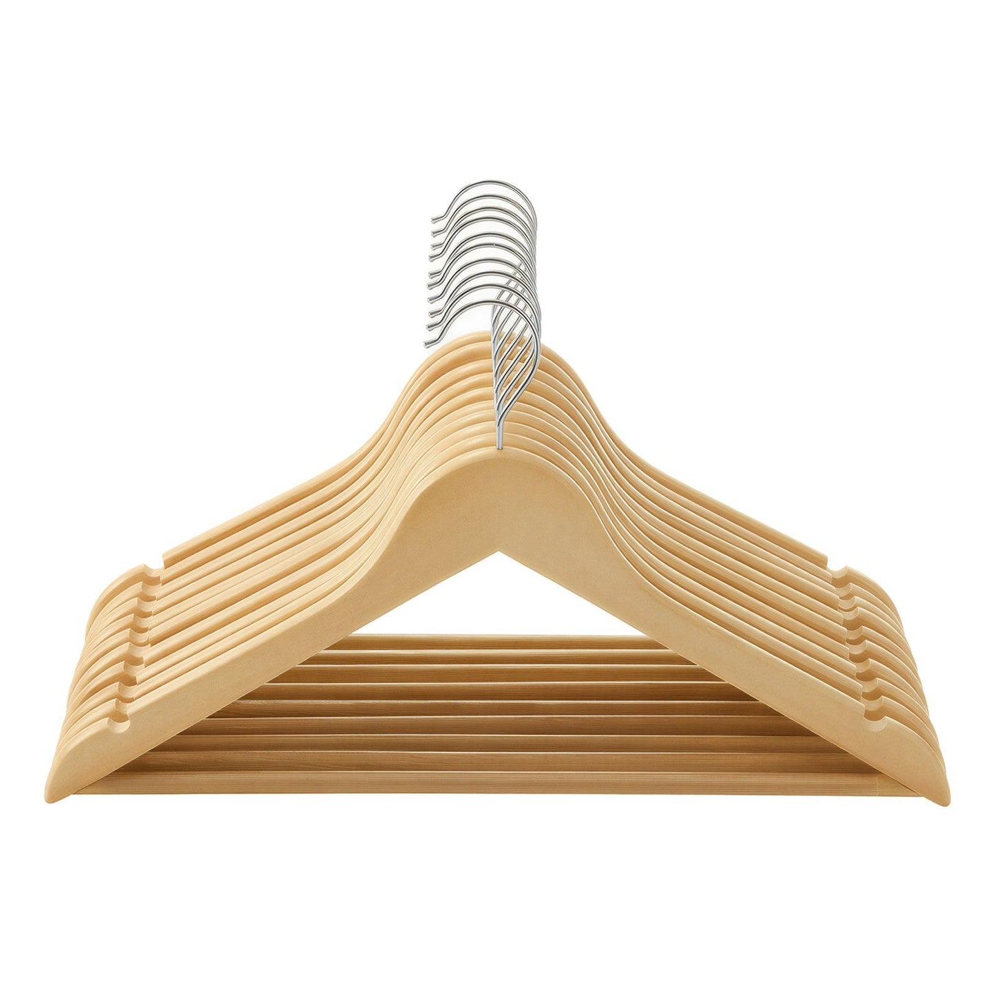 Wooden Hangers, Set of 20, Solid Wood Coat Hangers - image 9