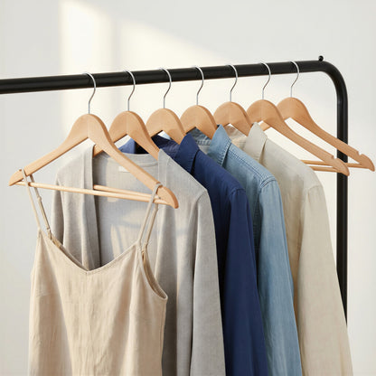 Wooden Hangers, Set of 20, Solid Wood Coat Hangers - image 12