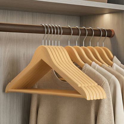 Wooden Hangers, Set of 20, Solid Wood Coat Hangers - image 13