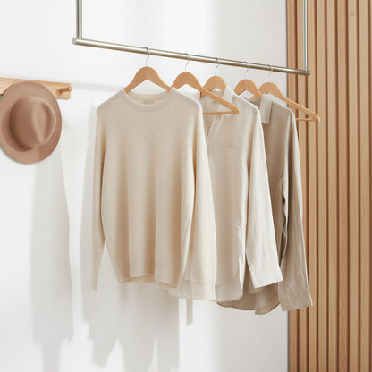 Wooden Hangers, Set of 20, Solid Wood Coat Hangers - image 5