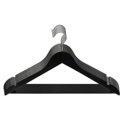 Wooden Hangers, Set of 10, Solid Wood Coat Hangers, Notches - image 1