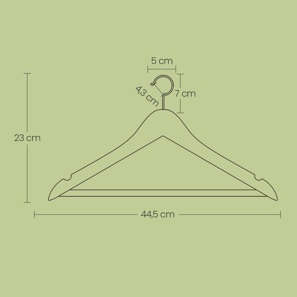 Wooden Hangers, Set of 20, Coat Hangers - image 15