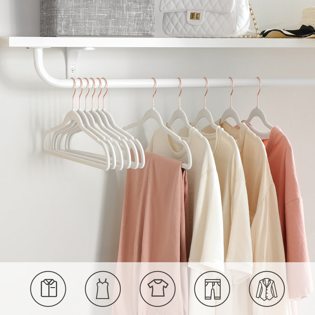 50 Velvet Hangers Set - image 24