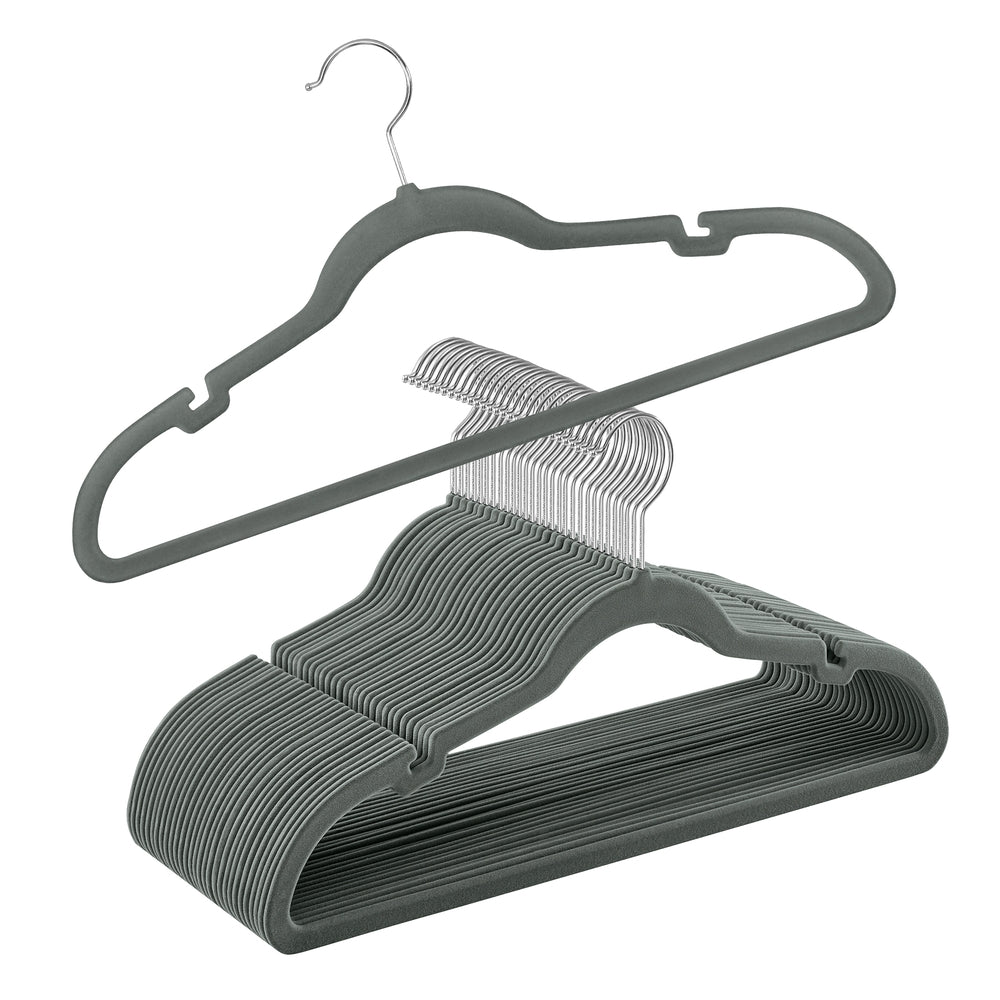 30-Pack Velvet Hangers Black - image 9