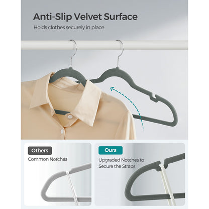 30-Pack Velvet Hangers Black - image 12