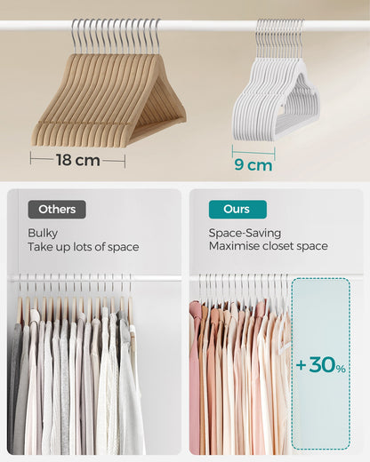 30-Pack Velvet Hangers Black - image 29