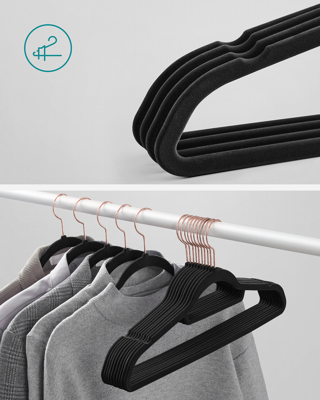 45cm Long Clothes Hanger - image 3