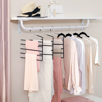 Set of 4 Black Non-Slip Pants Hangers - image 2