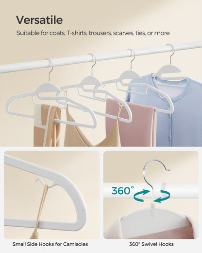 Pack of 50 Plastic Hangers White - image 8