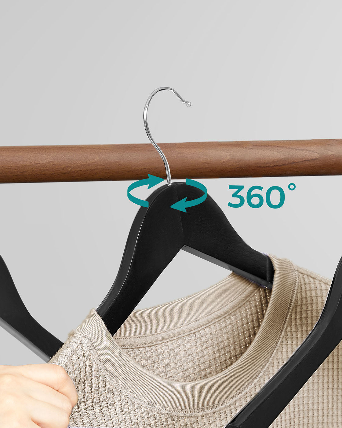 20 Pack Wood Hangers - image 23