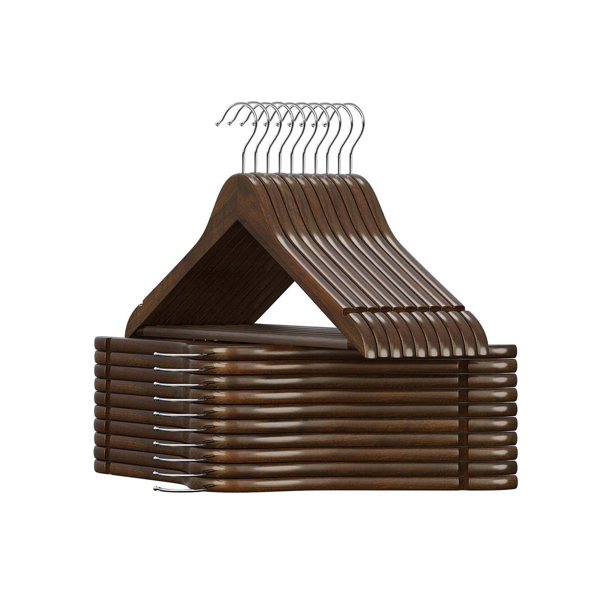 20 Pack Wood Hangers - image 1