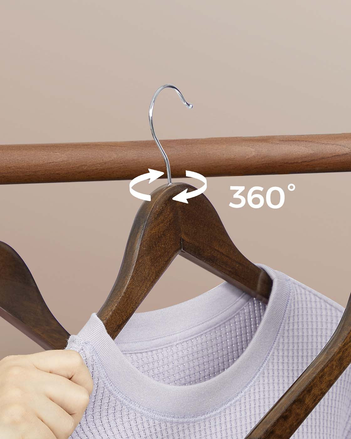 20 Pack Wood Hangers - image 7