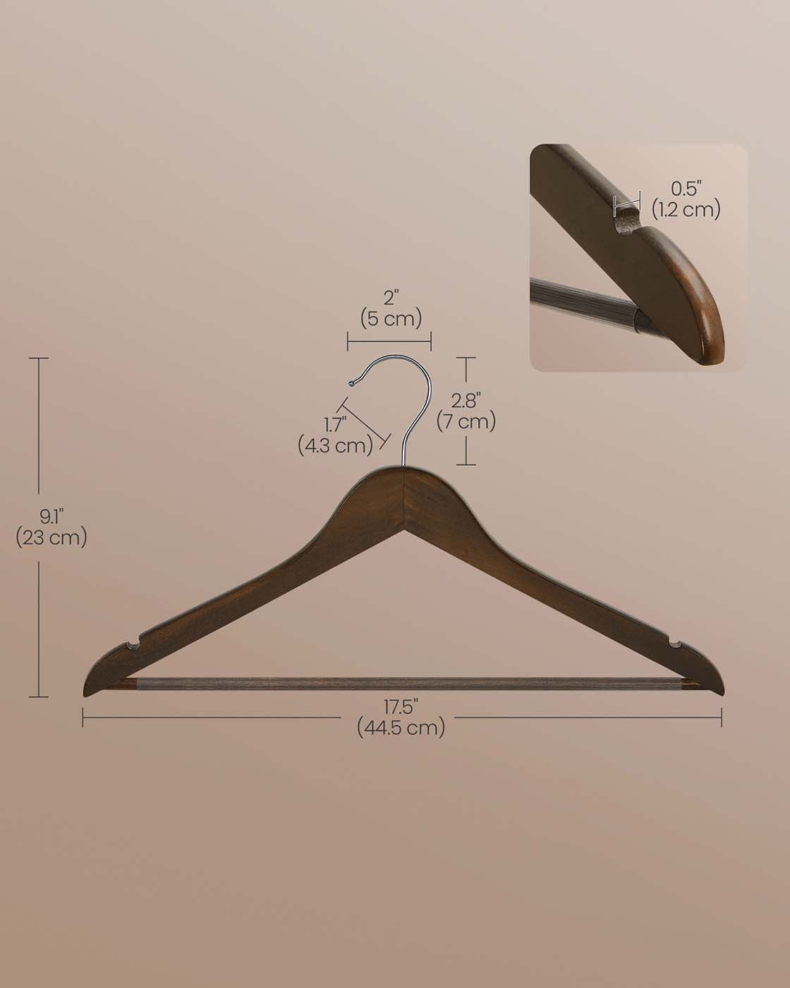 20 Pack Wood Hangers - image 8