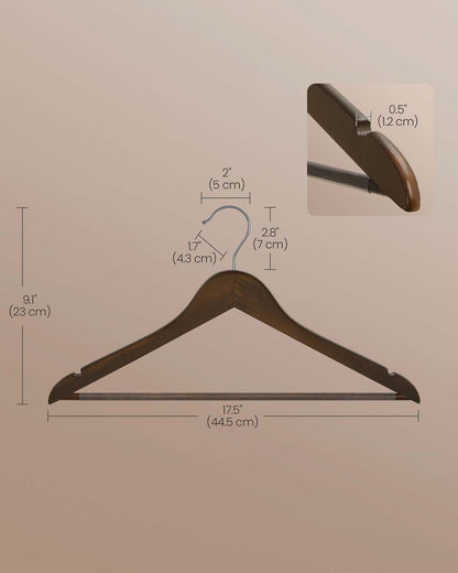 20 Pack Wood Hangers - image 8