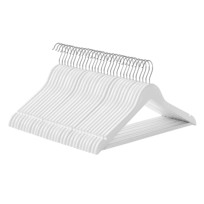 Pack of 30 White Wood Coat Hangers - image 1