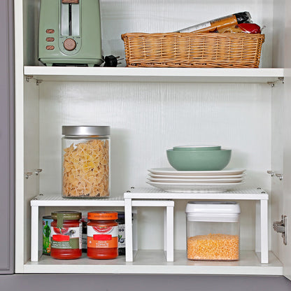 Cabinet Shelf Organizer, Stackable, Expandable