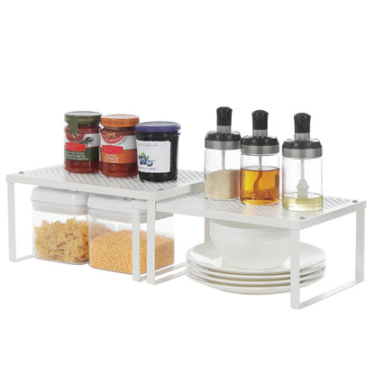 Cabinet Shelf Organizer, Stackable, Expandable
