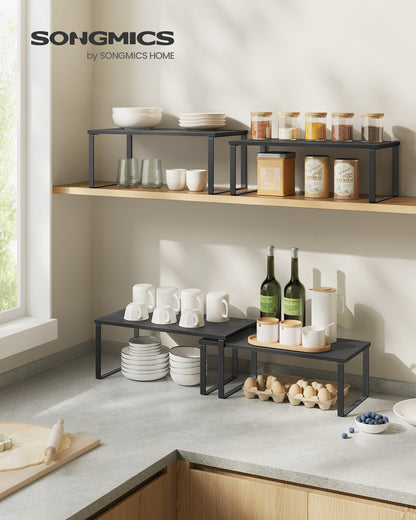 Set of 2 Kitchen Counter Shelves