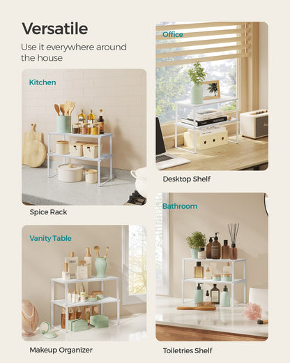 Cabinet Organizer Shelf, Set of 2