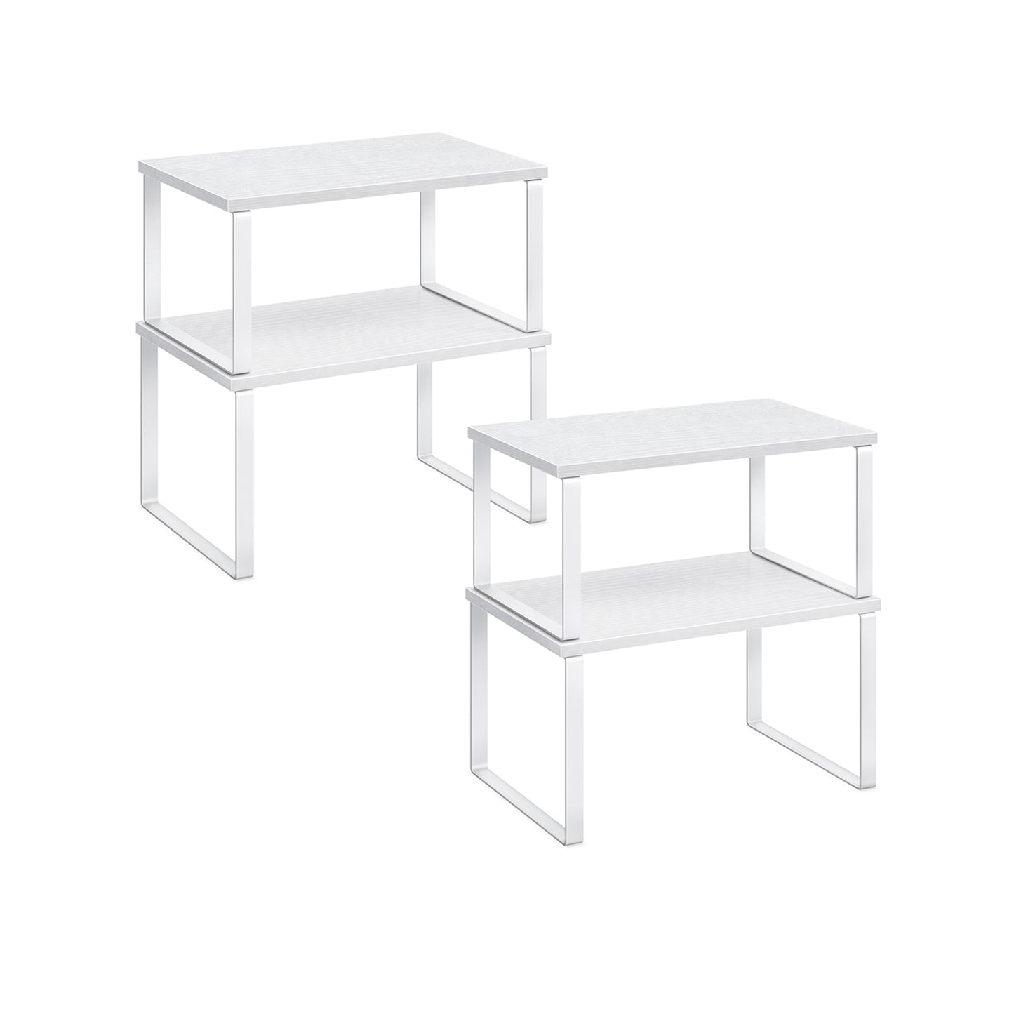 Set of 4 Kitchen Counter Shelves - HWLEXTRA 