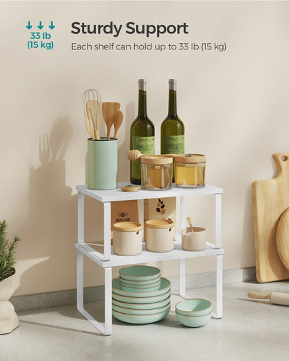 Set of 4 Kitchen Counter Shelves - HWLEXTRA 