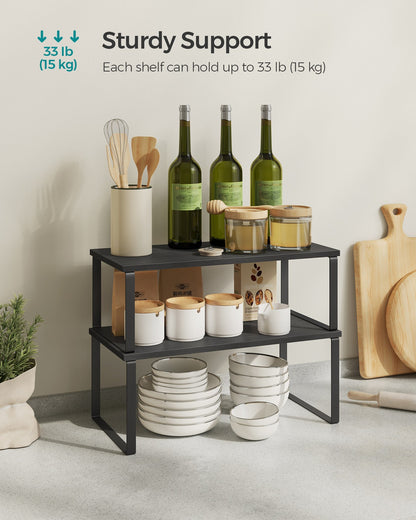 Set of 4 Kitchen Counter Shelves