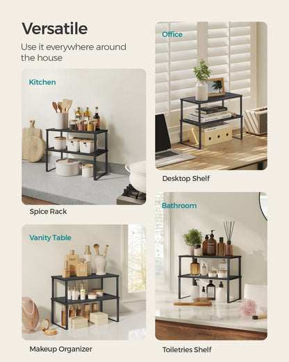 Set of 4 Kitchen Counter Shelves