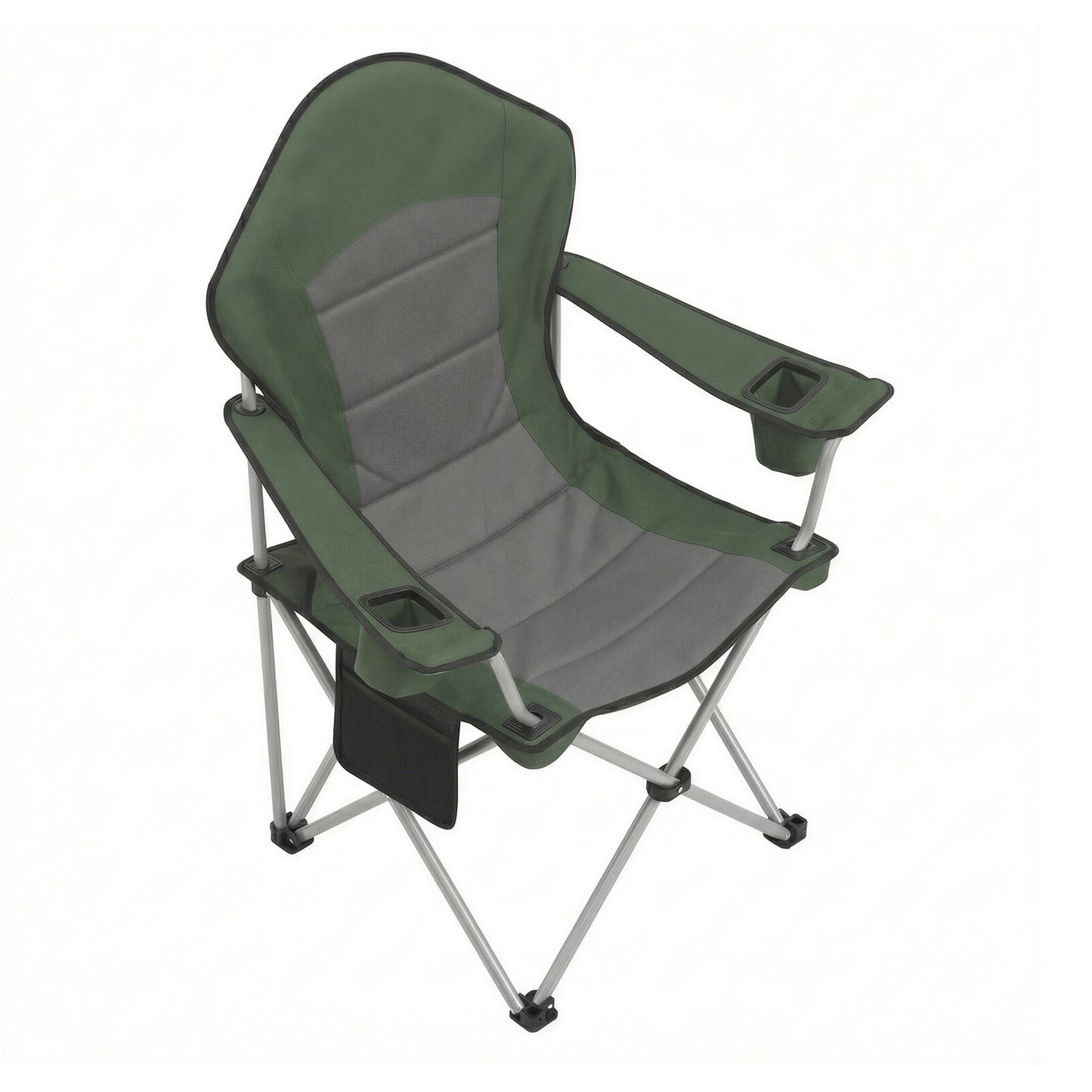 Folding Lawn Chair with High Back and Wide Seat, Portable Camping Chair for Outdoor Picnic - image 8