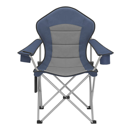Folding Lawn Chair with High Back and Wide Seat, Portable Camping Chair for Outdoor Picnic - image 8