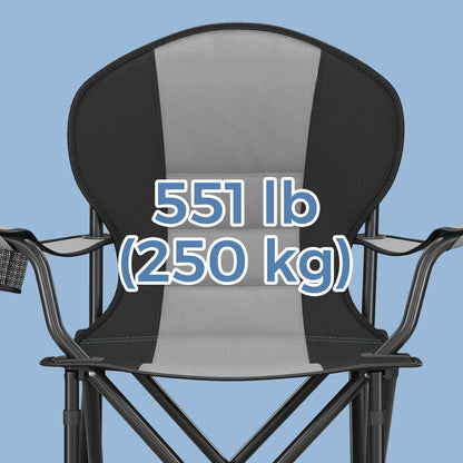 Camping Chair, Folding Outdoor Chair with Padded Seat, Cup Holder - image 8