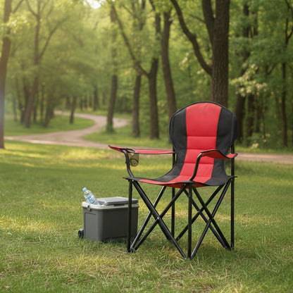 Camping Chair, Folding Outdoor Chair with Padded Seat, Cup Holder - image 24