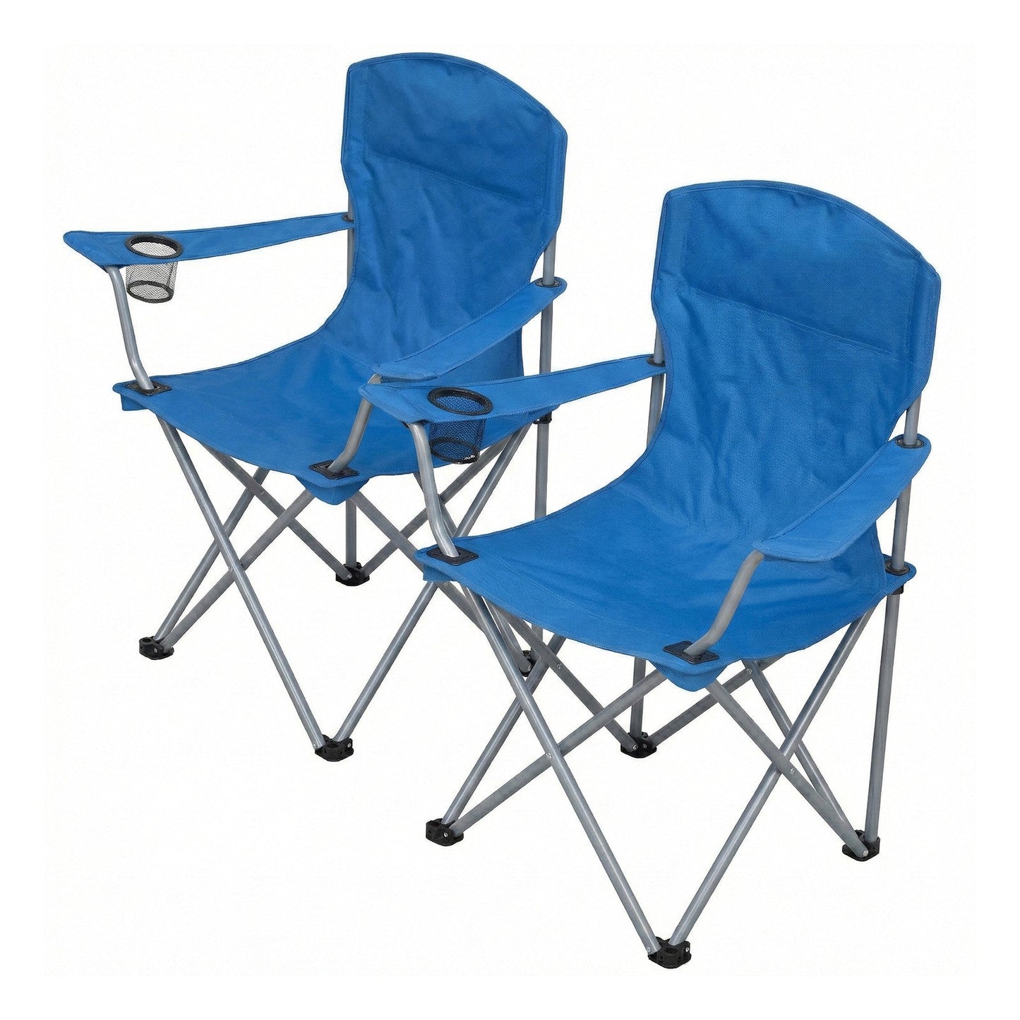Set of 2 Folding Camping Chairs, Heavy-Duty Outdoor Chairs, with Cup Holder - image 13