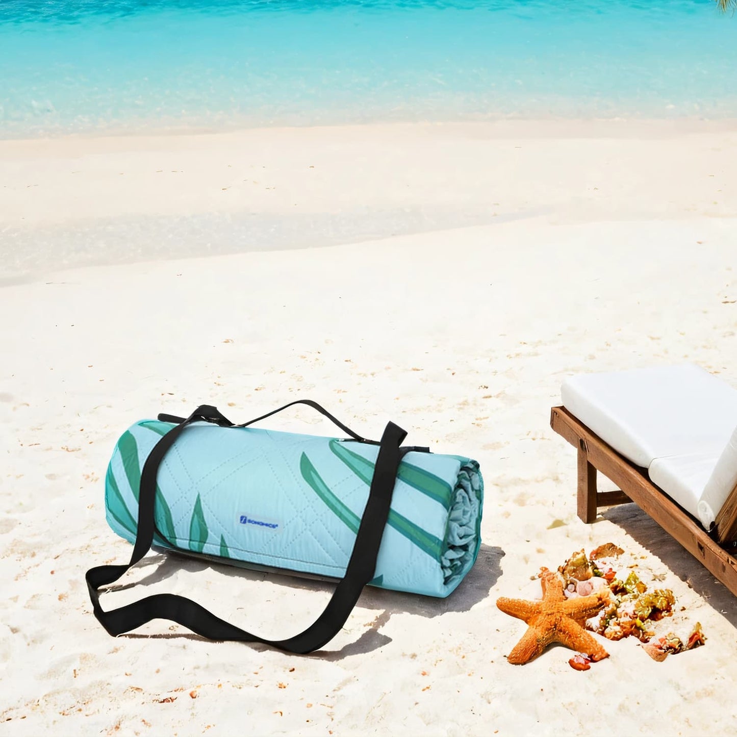 Picnic Blanket, 300 x 200 cm, Large Waterproof Picnic Mat for Camping - image 2