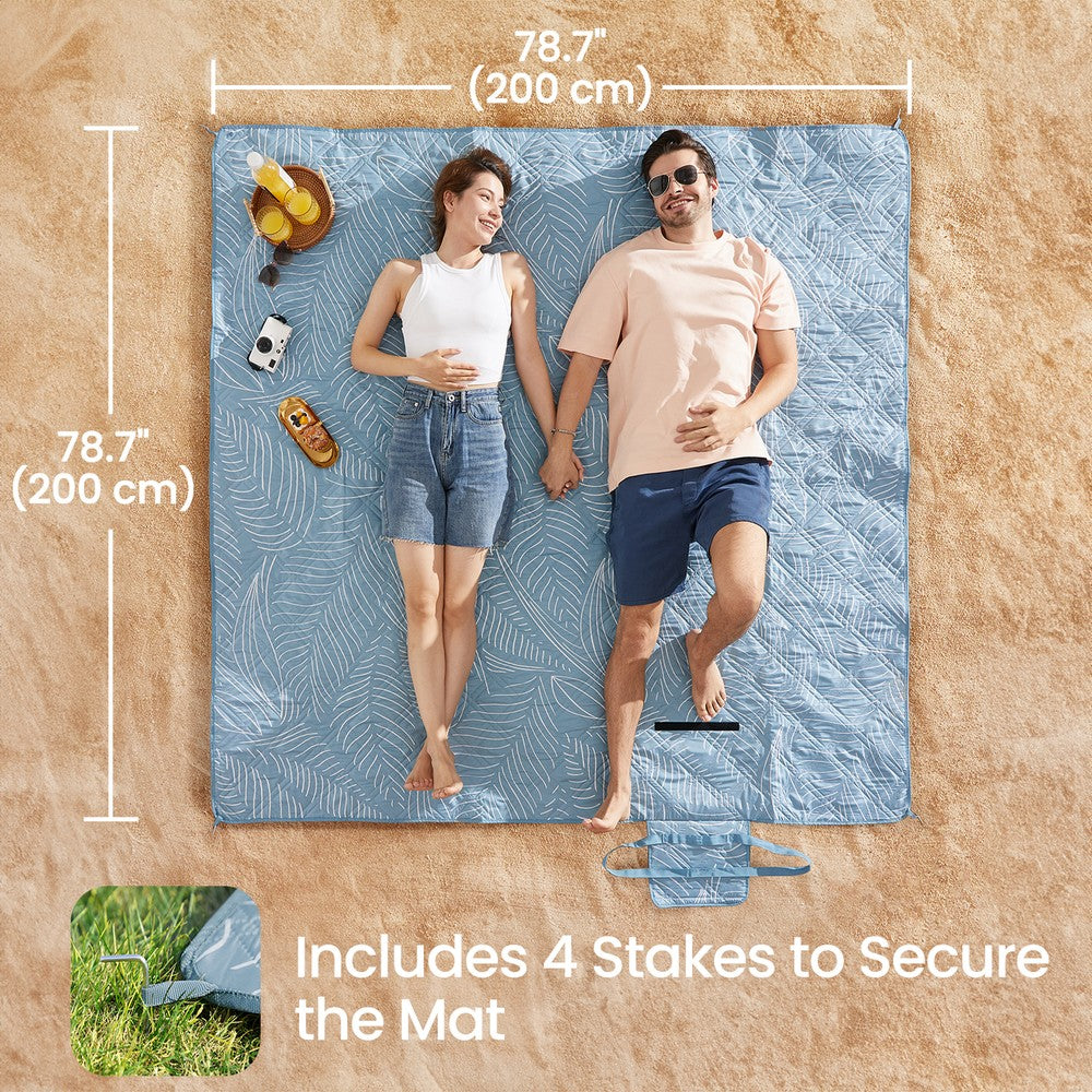 Picnic Blanket, 200 x 200 cm, with 4 Ground Pegs - image 8