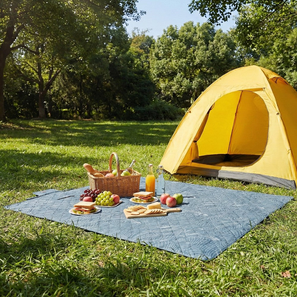 Picnic Blanket, 200 x 200 cm, with 4 Ground Pegs - image 11