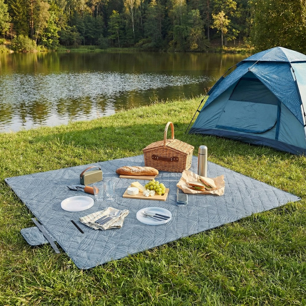 Picnic Blanket, 200 x 200 cm, with 4 Ground Pegs - image 12