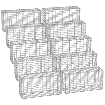 Gabion, metal gabion with mesh 100 x 50 x 30 cm, single pack - image 42