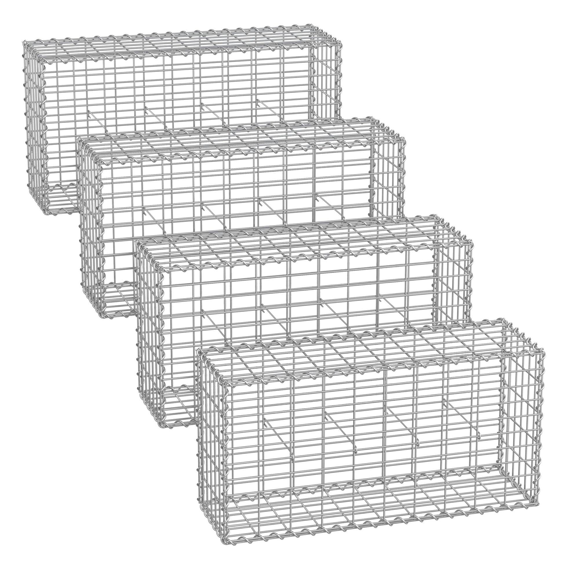 Gabion, metal gabion with mesh 100 x 50 x 30 cm, single pack - image 26