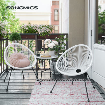 Garden Patio Furniture Set 3 Pieces, Acapulco Chair, Outdoor Seating - image 8