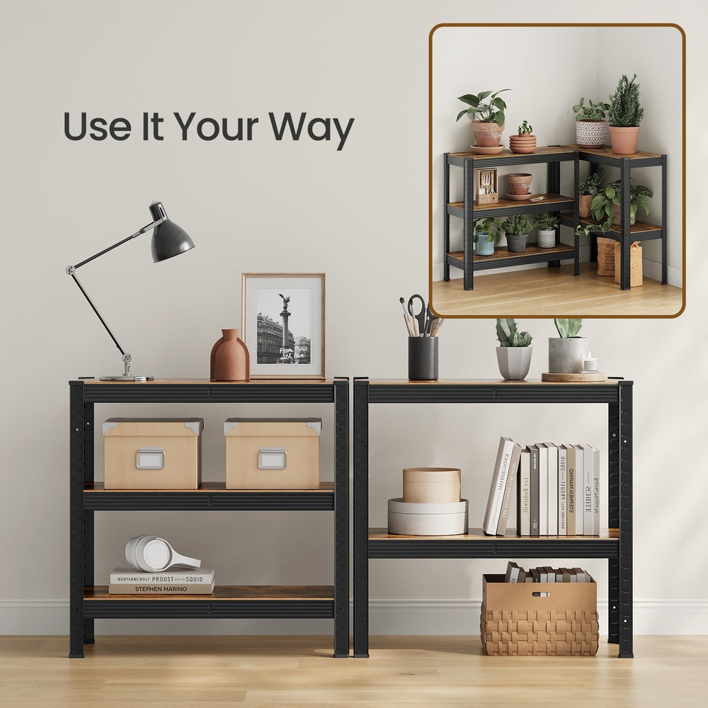 Garage Storage Shelving Set of 2, 40 x 90 x 180 cm, Silver - image 31