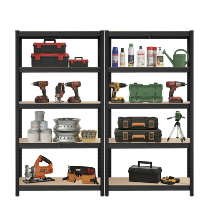 Garage Storage Shelving Set of 2, 40 x 90 x 180 cm, Silver - image 56